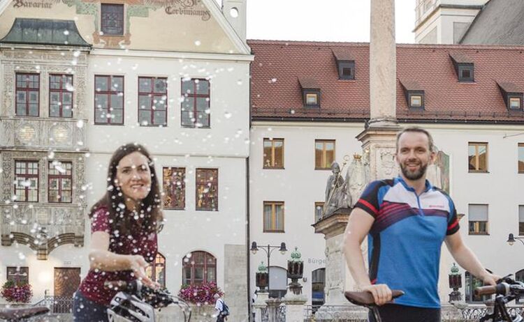 Der Marienplatz in Freising © Tourismus Oberbayern München Peter von Felbert