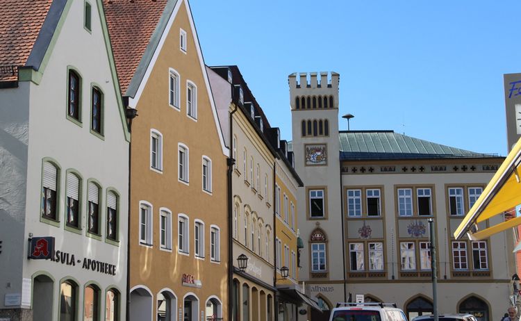 Moosburg An Der Isar Stadtplatz Rathaus Moosburg Marketing Eg